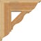 Ekena Millwork Funston Traditional Rough Sawn Bracket w/ Offset Brace, Western Red Cedar, 8"W x 22"D x 22"H BKT0806X22X22FST01RWR - alternate 4